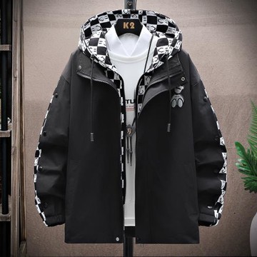 外套男春秋季韓版潮流夾克痞帥氣休閑百搭外衣學生上衣服潮牌風衣