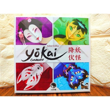 【桌遊侍】降妖伏怪《免運.再送充足牌套》正版實體店面快速出貨 降妖除魔.妖怪.新天鵝堡.河童.青鬼.日系桌遊.合作遊戲