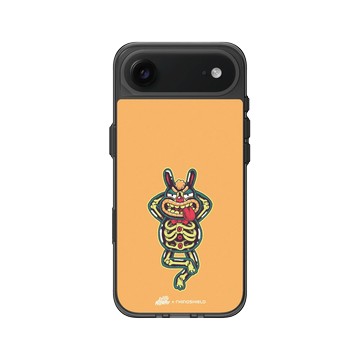 iPhone Air Clear (相機按鈕) 酷墨灰 - Ted Leonid Melendres - Skeleton Rabbit 骷顱兔