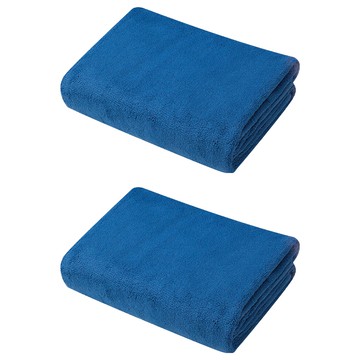 CB JAPAN carari 泡泡糖 超柔系列超細纖維3倍吸水毛巾  典雅藍  2條