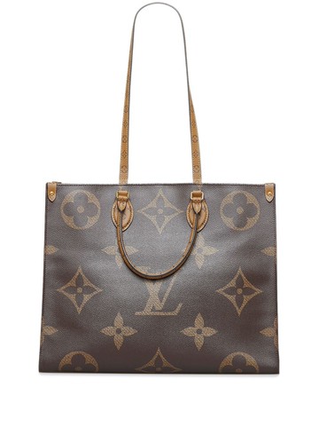 Louis Vuitton - 2019 Giant On The Go PM tote bag - women - Canvas - One Size - Brown