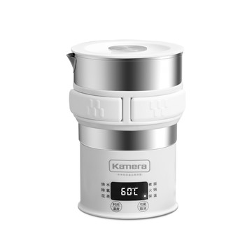 〔佳美能〕 旅行電熱水壺 行動熱水壺 出國幫手 通用電壓1110-220V 觸控面板 輕鬆帶出門