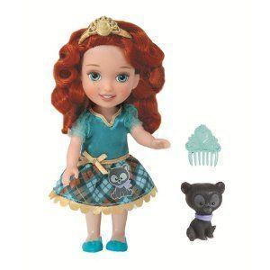 Disney (ディズニー)Petite Princess Toddler Doll Merida and Bear