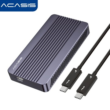 ACASIS 40Gpbs 外接硬碟盒 USB4.0硬碟外接盒 M.2 NVME移動硬碟盒兼容雷電4/3,USB4/3.