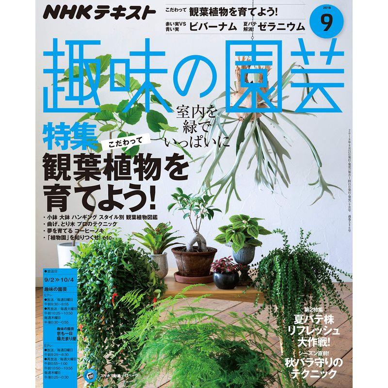 NHKテキスト趣味の園芸 2018年 09 月号 雑誌