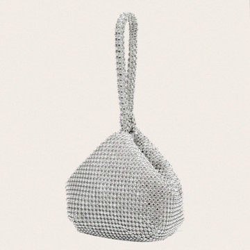 晚宴包手拿包 水鉆地雷鑲鉆滿鉆時尚純手工2025新款晚宴包手拿包女士晚裝宴會