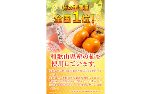 和歌山県産 あんぽ柿 70g×8個セット 紀の川市厳選館 《90日以内に順次出荷(土日祝除く)》 和歌山県 紀の川市 種なし柿 干し柿 ドライフルーツ カキ かき ジューシー フルーツ 和菓子