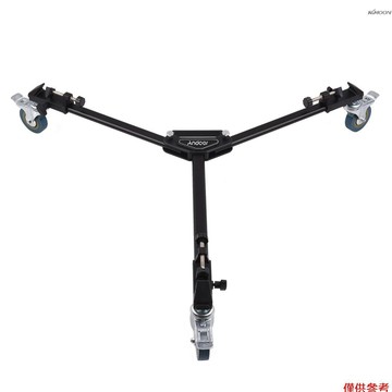 Andoer 三腳架滑輪 三腳架滑輪底座 帶提手 可摺疊 最大承重15kg