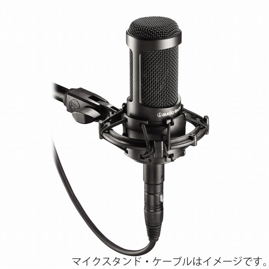 audio-technica AT2035 コンデンサーマイク本体   デスクアームマイクスタンドセット