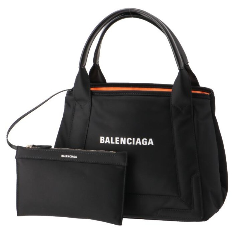 バレンシアガ BALENCIAGA トートバッグ ネイビー カバ スモール