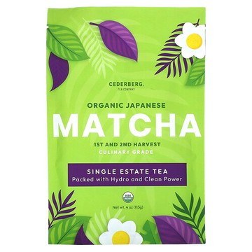 Cederberg Tea Co, 有機日本抹茶粉，4 盎司（113 克）