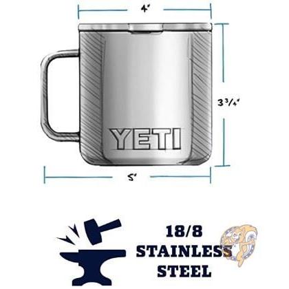 イエティ ランブラー 414ml マグカップ ステンレススチール YETI 真空断熱 蓋付きマグ 送料無料