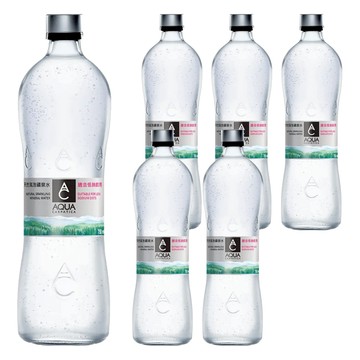 AQUA CARPATICA 喀爾巴阡 天然氣泡水 玻璃瓶  750ml  6瓶