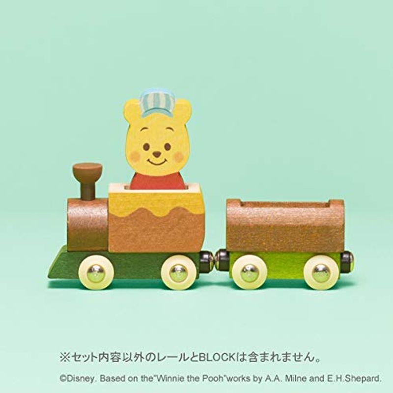 Disney KIDEA TRAIN くまのプーさん ディズニー キディア つみき 木製