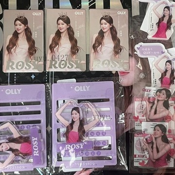 🗓️ 趙露思 代言周邊 OLLY x Rosy OLLY聯名亞克力日曆立牌 Rosy日曆 Rosy冰箱貼