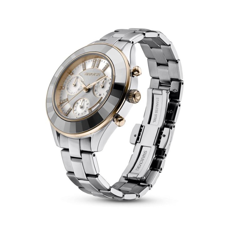 SWAROVSKI Unisex-Adult's Octea Lux Sport Stainless Steel Swiss