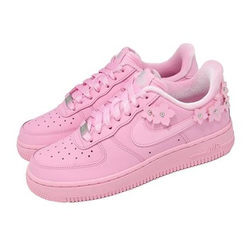 Nike 休閒鞋 Wmns Air Force 1 07 女鞋 粉紅 花卉 AF1 IR8637-600