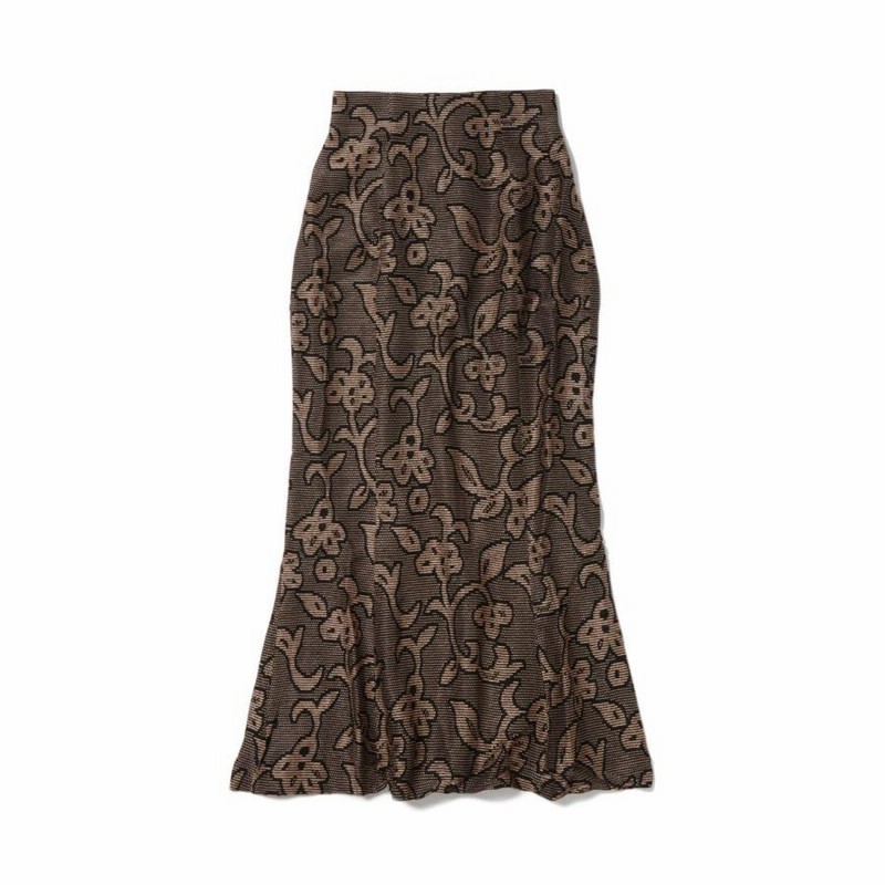 20%OFF】【16時までで最短翌日発送】 Jacquard Leaf Pencilskirt