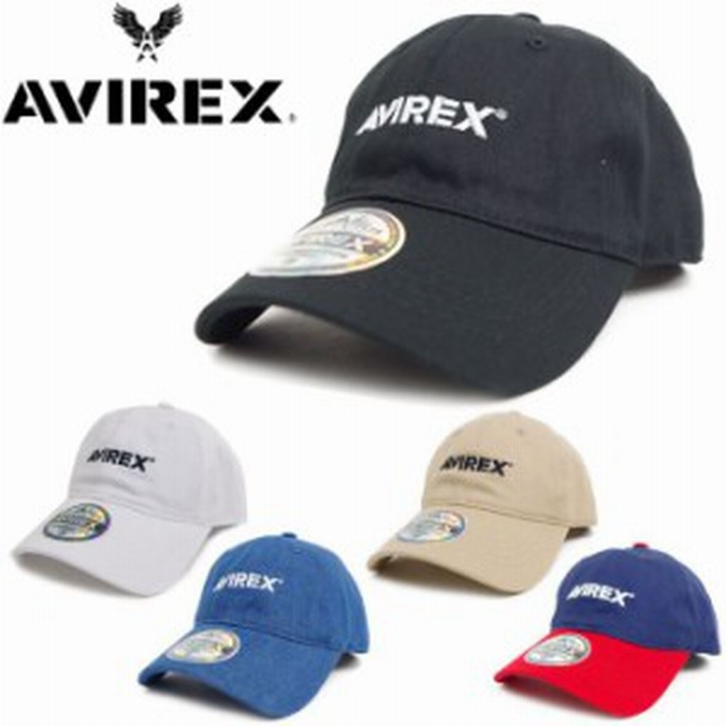 アビレックス キャップ 帽子 LOGO LOW CAP メンズ/レディース 全5色