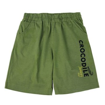 Crocodile Junior小鱷魚童裝- 品牌LOGO印圖棉短褲 ( C67699-04 小童款)