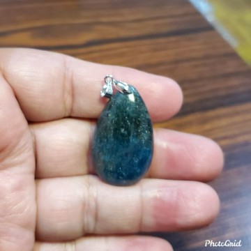 藍鋰輝石 藍磷灰石 吊墜 吊飾 水滴 天然 ❤水晶玉石特賣#B216-5