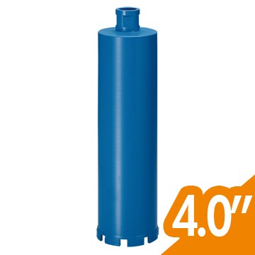 4英吋 一體成型薄管鑽石鑽頭組 薄壁型鑽石空心鑽頭組 鑽石頭組 鑽石洗孔刀 台灣製造