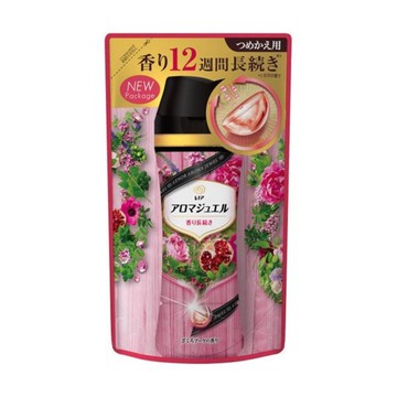 日本版【P&G】衣物香香豆 補充包455ml  粉色石瑠【領券滿額再折千7/31止】