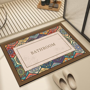 AFAMIC 艾法 橡膠珪藻土防滑軟地墊  90 x 60cm  72  1個