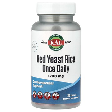 KAL, 紅麴米，1200 毫克，30 片