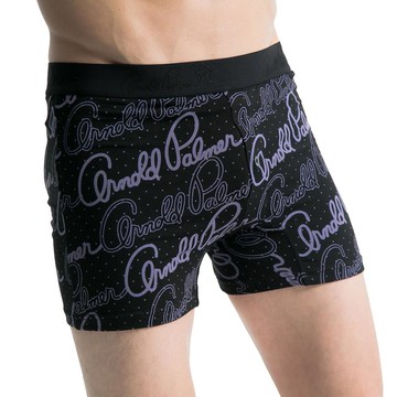 A.P雨傘運動印花針織平口褲-圓點灰