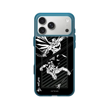 iPhone 17 Pro Max Clear (相機按鈕) 夜幕藍 - Batman 蝙蝠俠 - 小丑與蝙蝠俠撲克牌