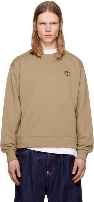 Kenzo 黄褐色 Kenzo Paris KENZO Happy Tiger Embroidered 套头衫