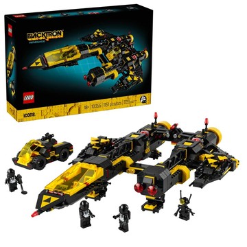 LEGO 10355 黑創巡洋艦 Blacktron Renegade 樂高® Icons【必買站】樂高盒組