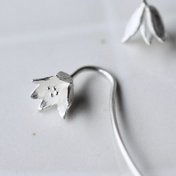 黑百合耳環 ~Fritillaria camschatcensis~