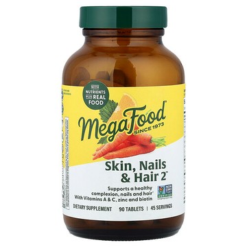 MegaFood, 皮膚、指甲和頭髮，90 片