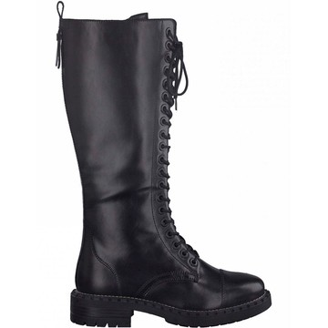 TAMARIS BLACK CASUAL LEATHER BOOTS 黑色女款鞋子