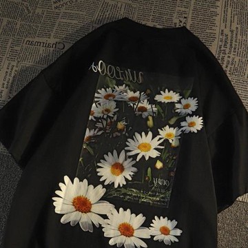 大碼潮牌oversize歐美t恤女短袖夏季設計感純棉港風嘻哈上衣ins潮