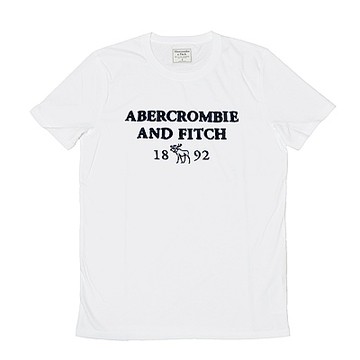 AF a&f Abercrombie & Fitch 短袖 T恤  白色 1203