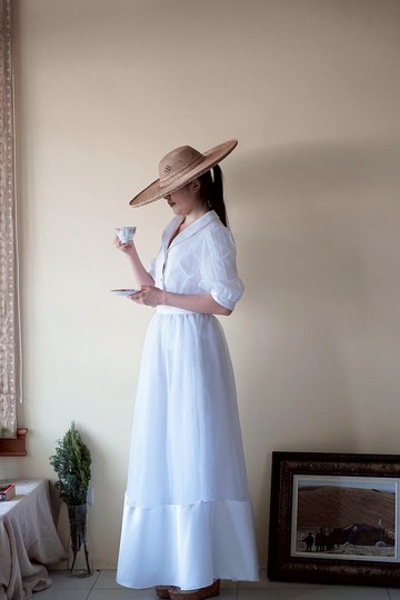 喜溢華堂之輕婚紗__ 緞面澎裙