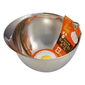 PEARL LIFE 珍珠金屬 Eg系列 不鏽鋼濾盆  8cm  銀色  1個