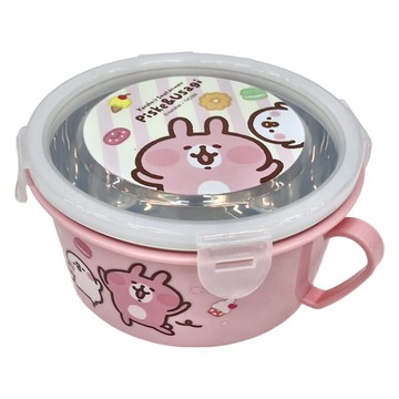 雅迪 卡娜赫拉的小動物不鏽鋼分離式多用途碗 400ml  粉色  1個