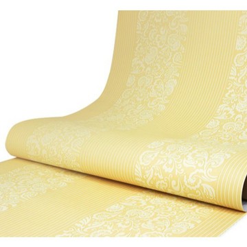 【福利品商品】WA Wall Art 防水自黏壁紙 歐風立體壓紋, 300 x 60cm, 威爾斯黃, 1捲
