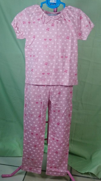 【震撼精品百貨】花小兔_U-Sa-Ha-Na~短T_短衣褲組