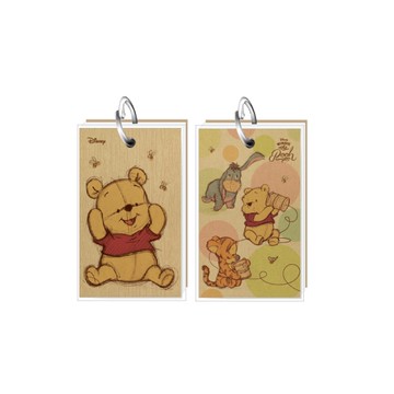 迪士尼Disney 方格單字卡(大)-維尼/傳聲筒