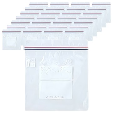 食物保鮮袋  食品級PE  透明  360度矽膠防脫落  小(S)  20入  15盒