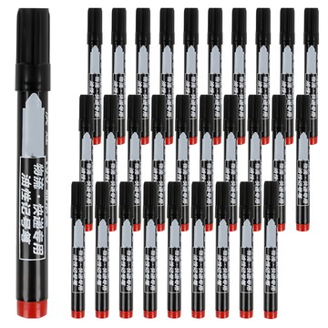 澳娃 速乾油性麥克筆 紅色｜防水速乾 多材質適用  100支