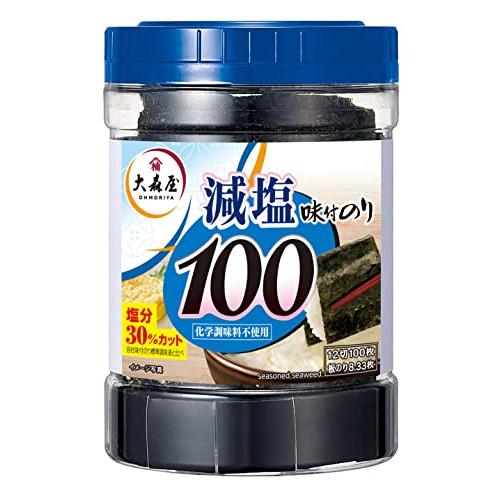 大森屋 減塩味付卓上100 12切100枚×5