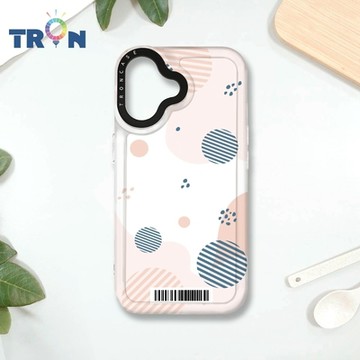 TRON IPHONE 16 和風圓點棉球系列 防摔 MAGSAFE 磁吸 太空載具殼 透白 手機殼