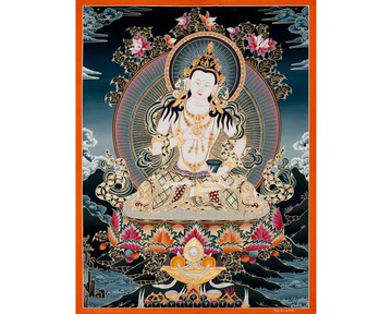 金剛薩埵唐卡畫作 | 西藏金剛薩埵藝術 | 佛教藝術