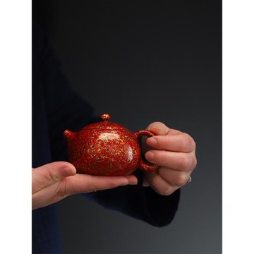 康樂品王存旭紫砂壺漆器茶具純全手工名家正宗西施壺單大漆茶套裝